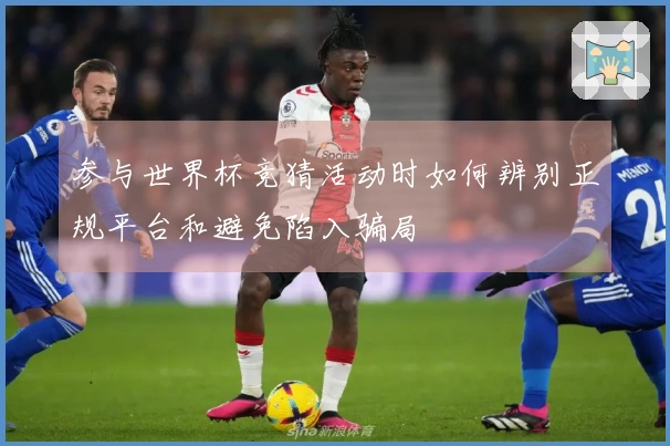 参与世界杯竞猜活动时如何辨别正规平台和避免陷入骗局