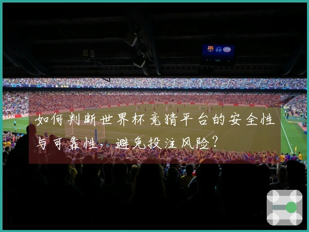 如何判断世界杯竞猜平台的安全性与可靠性，避免投注风险？